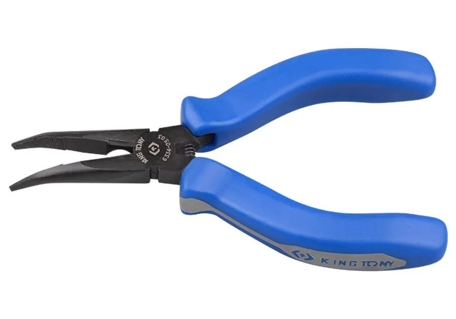 Kìm mũi cong (Bent Nose Pliers) KINGTONY 6334-05 chĩnh hãng (Mini type)