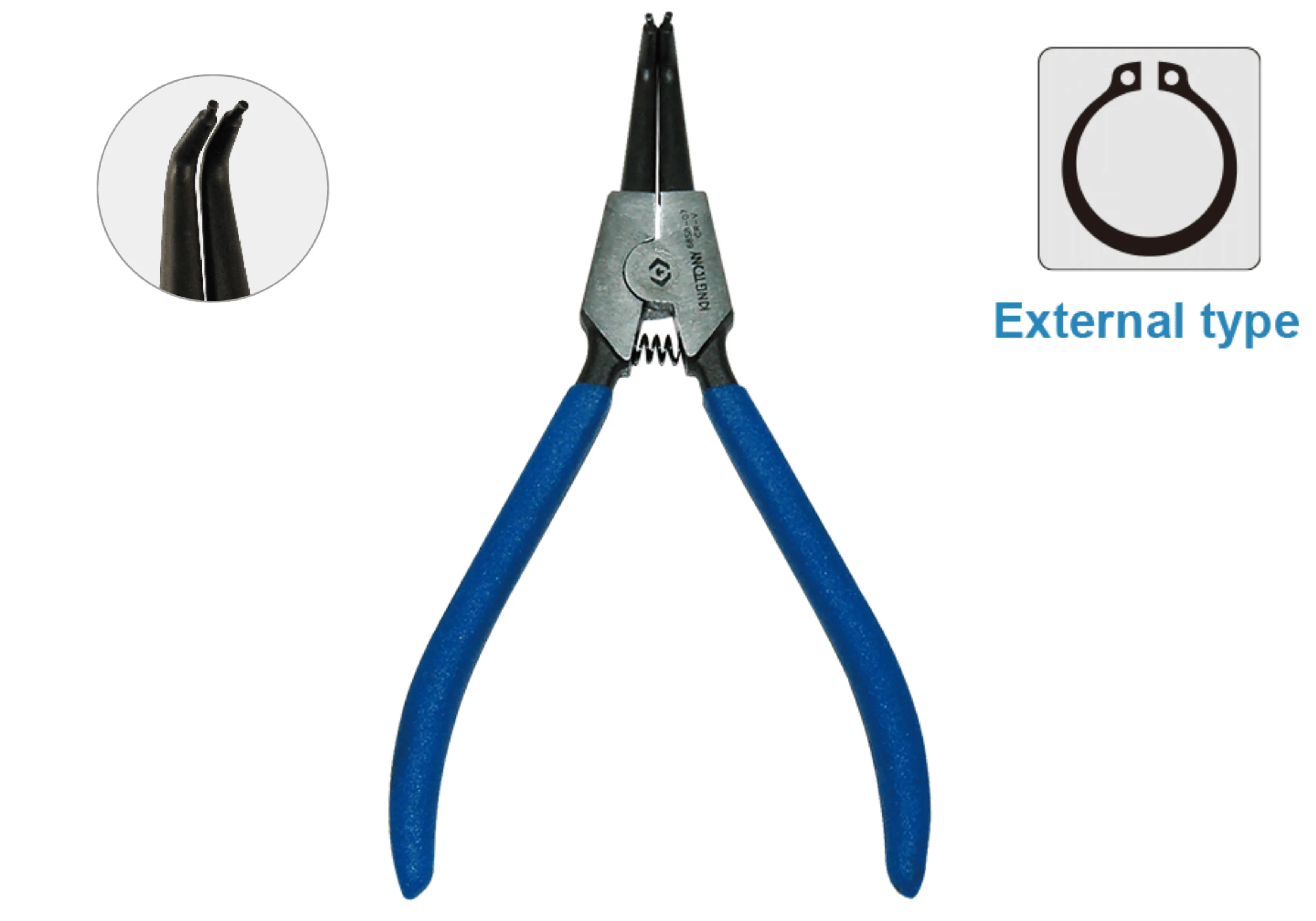 Kìm mở phe (Circlip Pliers) KINGTONY 68SB-10 chính hãng (External type) (European type)