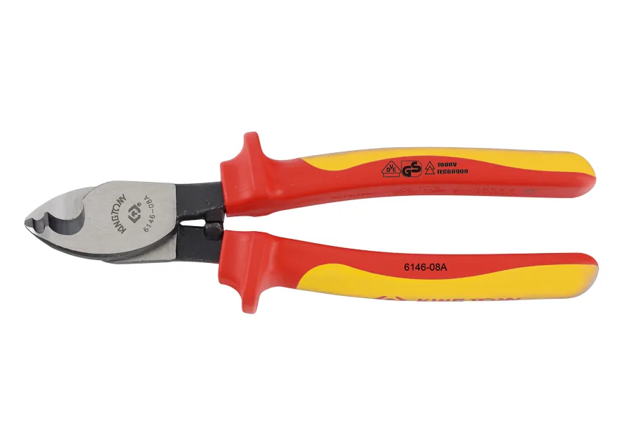 Kìm cắt cáp cách điện VDE (Cable Cutting Pliers) KINGTONY 6146-08A chính hãng 