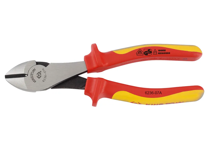 Kìm cắt chéo cách điện VDE (Diagonal cutting pliers) KINGTONY 6236-06A chính hãng (Heavy duty