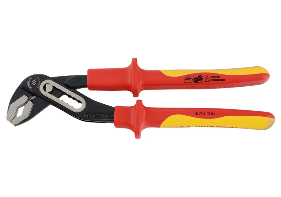Kìm mỏ quạ cách điện DVE (Groove Joint Pliers) KINGTONY 6516-10A chính hãng
