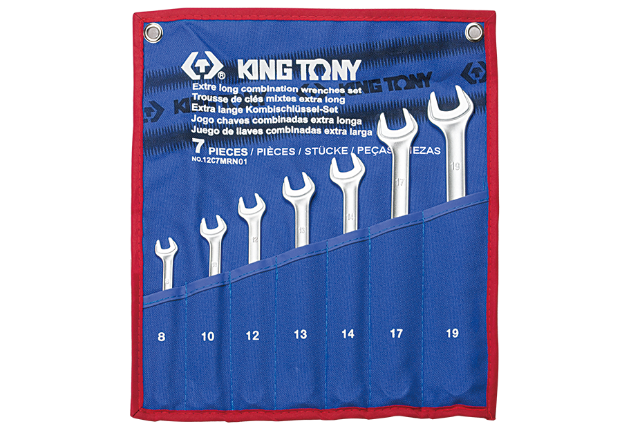 Bộ cờ lê kết hợp siêu nhẹ (Ultra-Light Combination Wrench Set)KINGTONY 7 chi tiết chính hãng