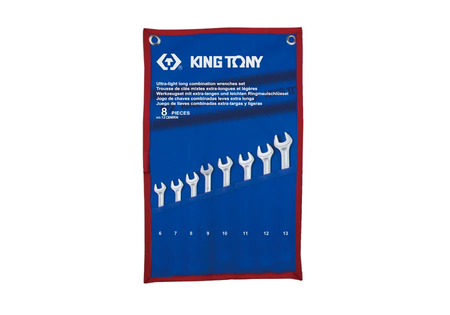 Bộ cờ lê (Ultra-Light Combination Wrench Set) 12C8MRN KINGTONY 8 chi tiết chính hãng