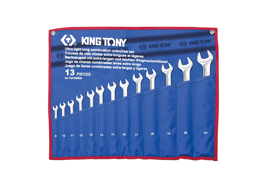 Bộ cờ lê (Ultra-Light Combination Wrench Set) 12A3MRN KINGTONY 13 chi tiết chính hãng