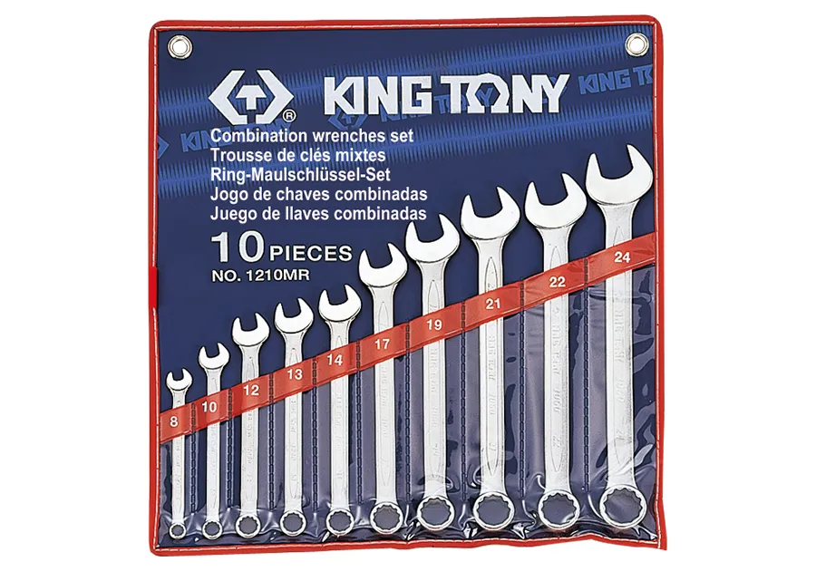 Bộ cờ lê (Combination Wrench) 1210MR KINGTONY 10 chi tiết chính hãng 