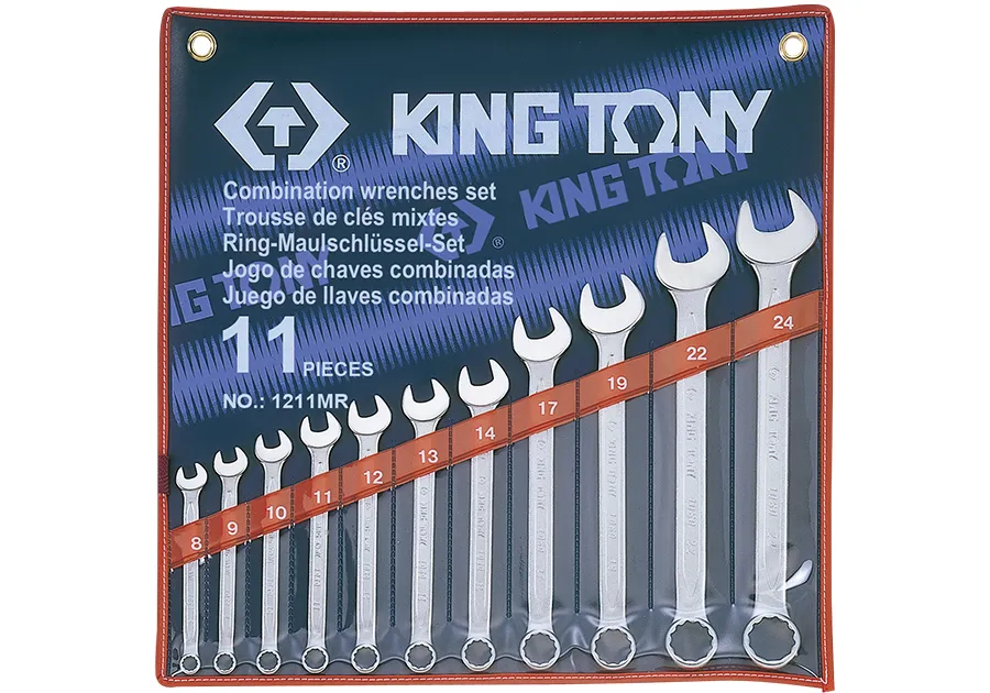 Bộ cờ lê (Combination Wrench) 1211MR KINGTONY 11 chi tiết chính hãng 