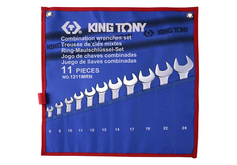 Bộ cờ lê (Combination Wrench) 1211MRN KINGTONY 11 chi tiết chính hãng 