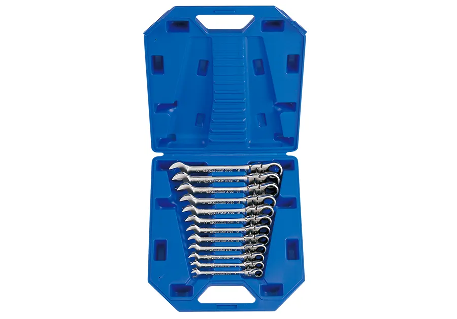 Bộ cờ lê vòng miệng lắc léo (Flexible Speed Wrench) 13012MR KINGTONY 12 chi tiết chính hãng