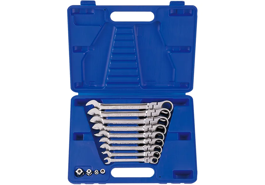 Bộ cờ lê vòng miệng lắc léo (Flexible Speed Wrench) 130132MR KINGTONY 13 chi tiết chính hãn