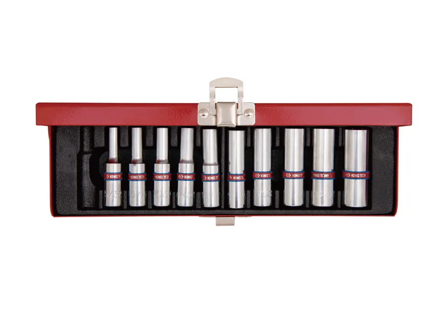 Bộ đầu khẩu (Socket Set) 2510SR KINGTONY 10 chi tiết chính hãng 